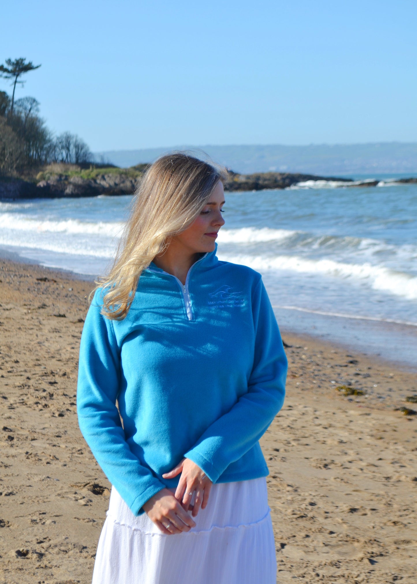 Ocean Deep Quarter Zip - Irish Blessing