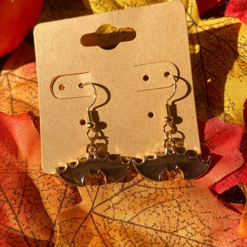 Ready-Made Bat Hook Earrings