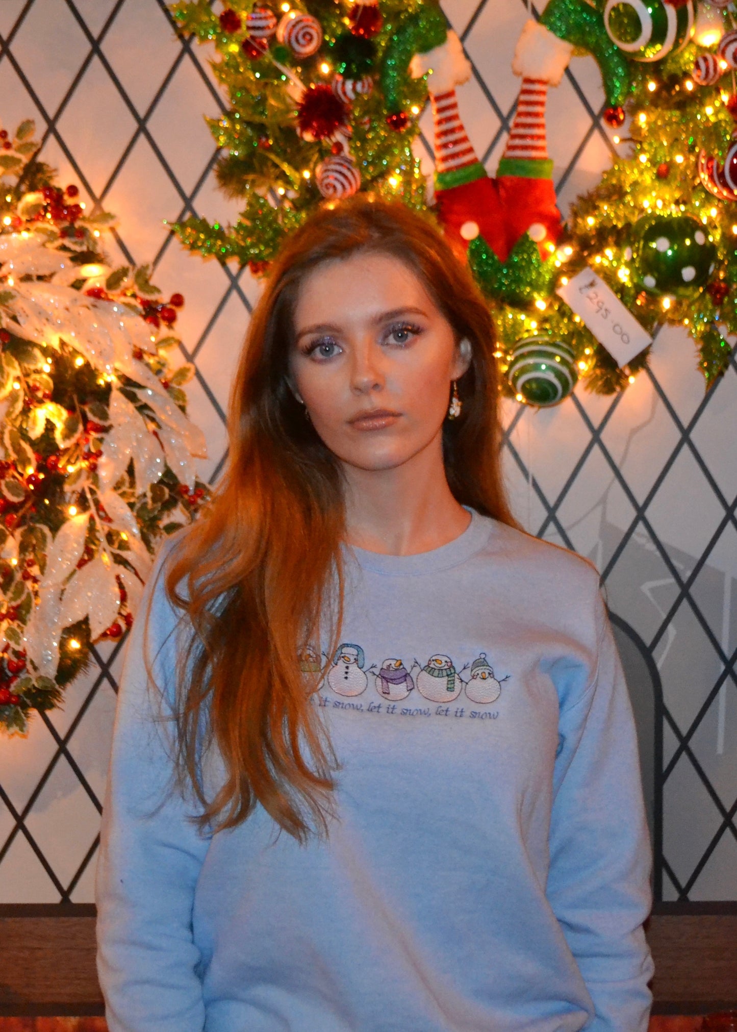 Let it Snow Snowman Sweatshirt - Christmas