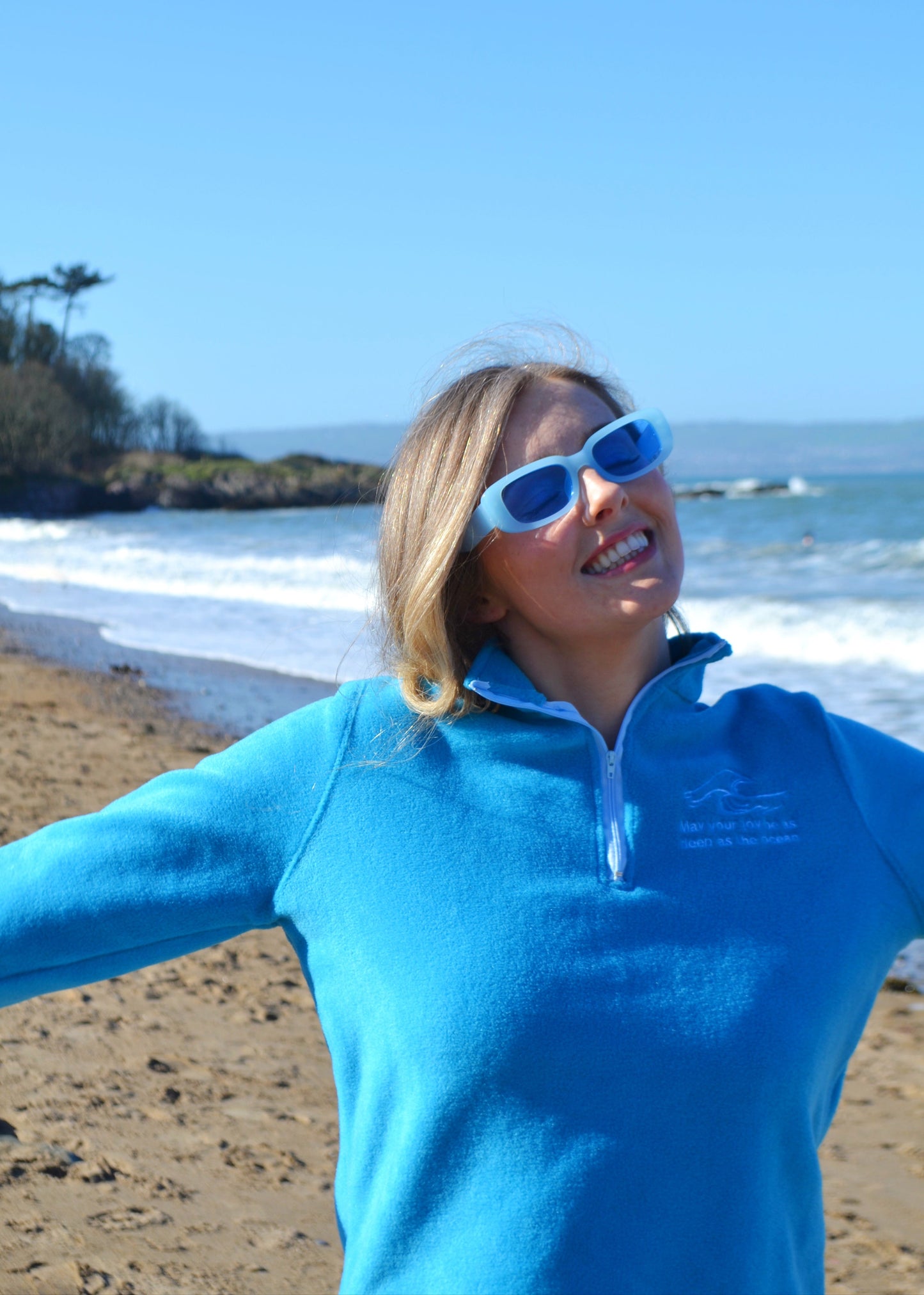 Ocean Deep Quarter Zip - Irish Blessing