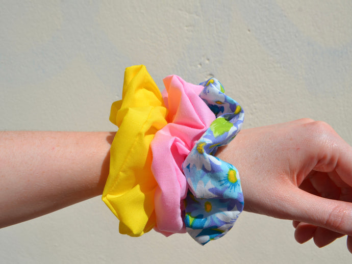 Summer Cotton Scrunchie Bundle