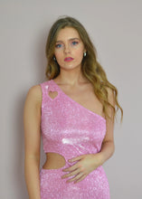 Load image into Gallery viewer, Heart Cutout Dress Pink