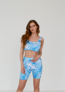 Blue Marble Bicycle Shorts