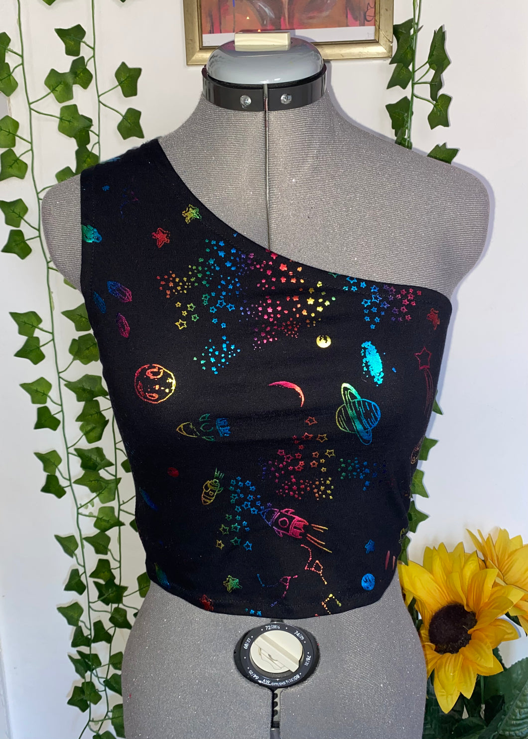 Pre-made Size 10 Cosmic Top - One shoulder