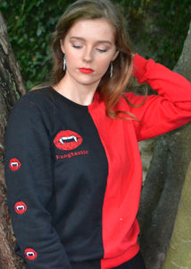 Fangtastic Embroidered Halloween Sweatshirt