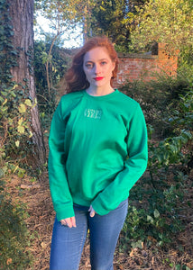 Autumn Vibes Sweatshirt - Emerald