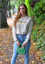 Load image into Gallery viewer, Pumpkin Party Embroidered Halloween Sweatshirt