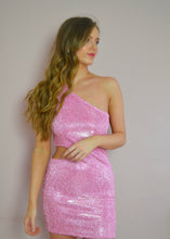 Load image into Gallery viewer, Heart Cutout Dress Pink