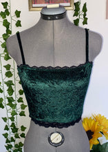 Load image into Gallery viewer, Pre-made Size 8 Pine Lace Strappy Top