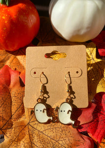 Ghost Hook Earrings - Halloween