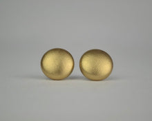 Load image into Gallery viewer, Gold Foil Button Earrings - Large And Small - Minimalist Earrings - Elegant | Timeless