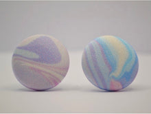 Load image into Gallery viewer, Pastel Marble Button Earrings